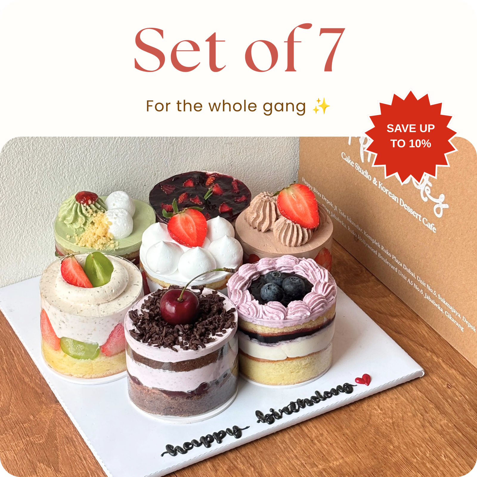Set of 7