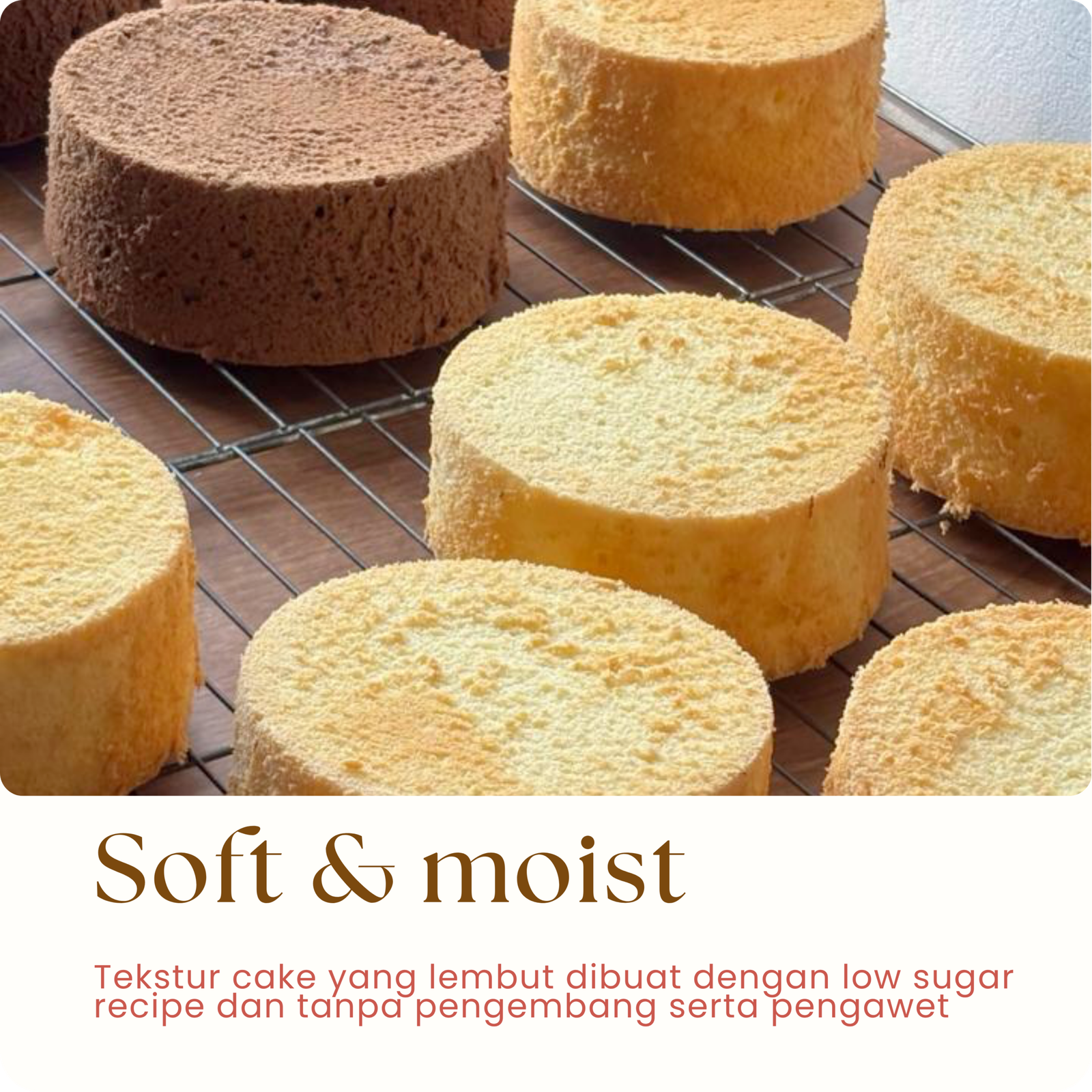 Soft and moist