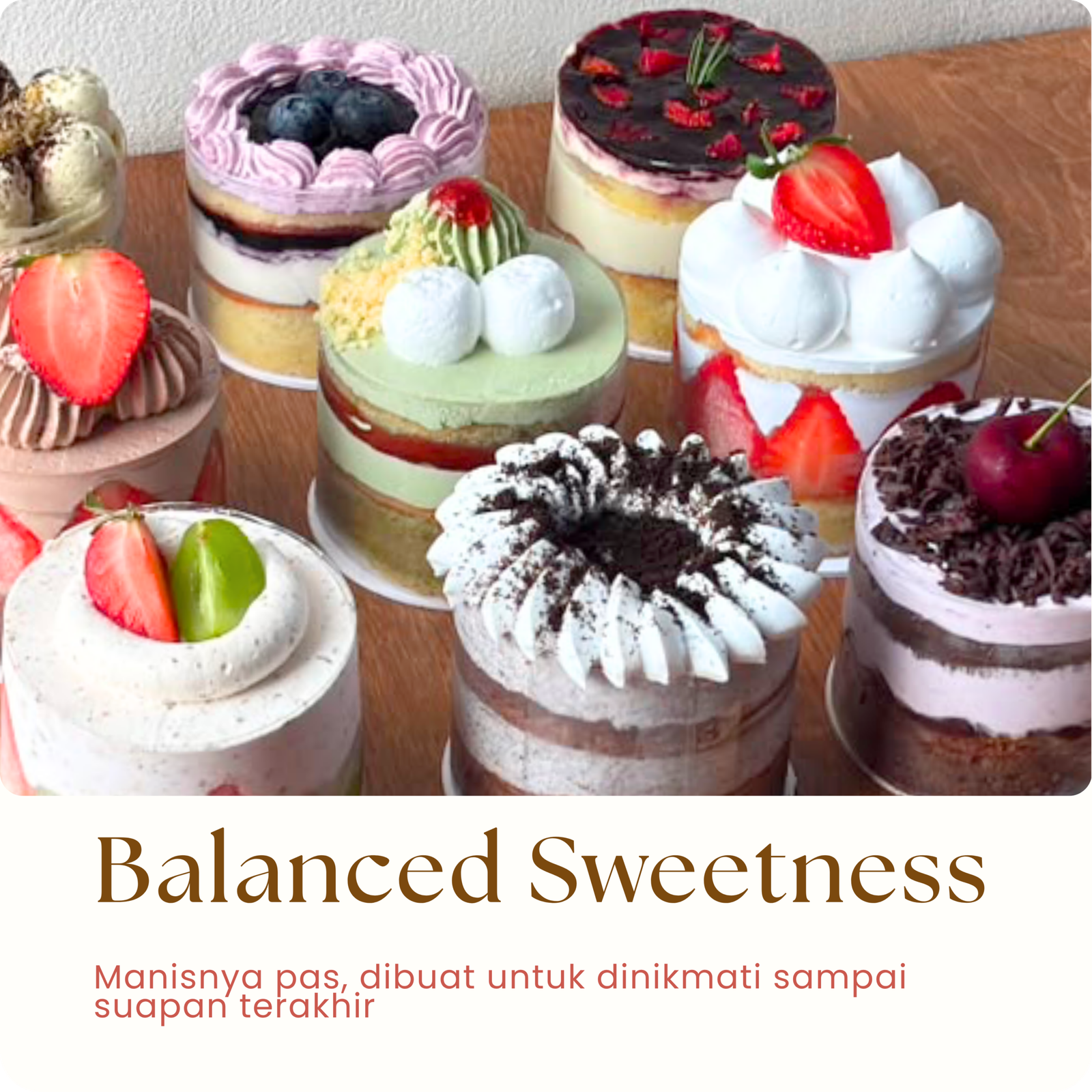 Balanced sweetness