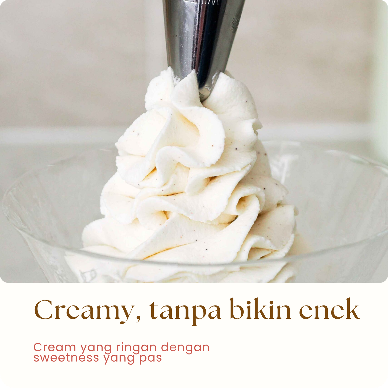 Creamy tanpa bikin enek